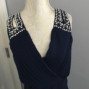 London dress company navy blue fancy dress